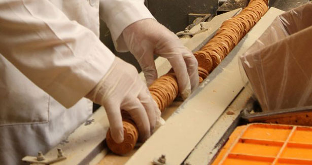 Usine de biscuits